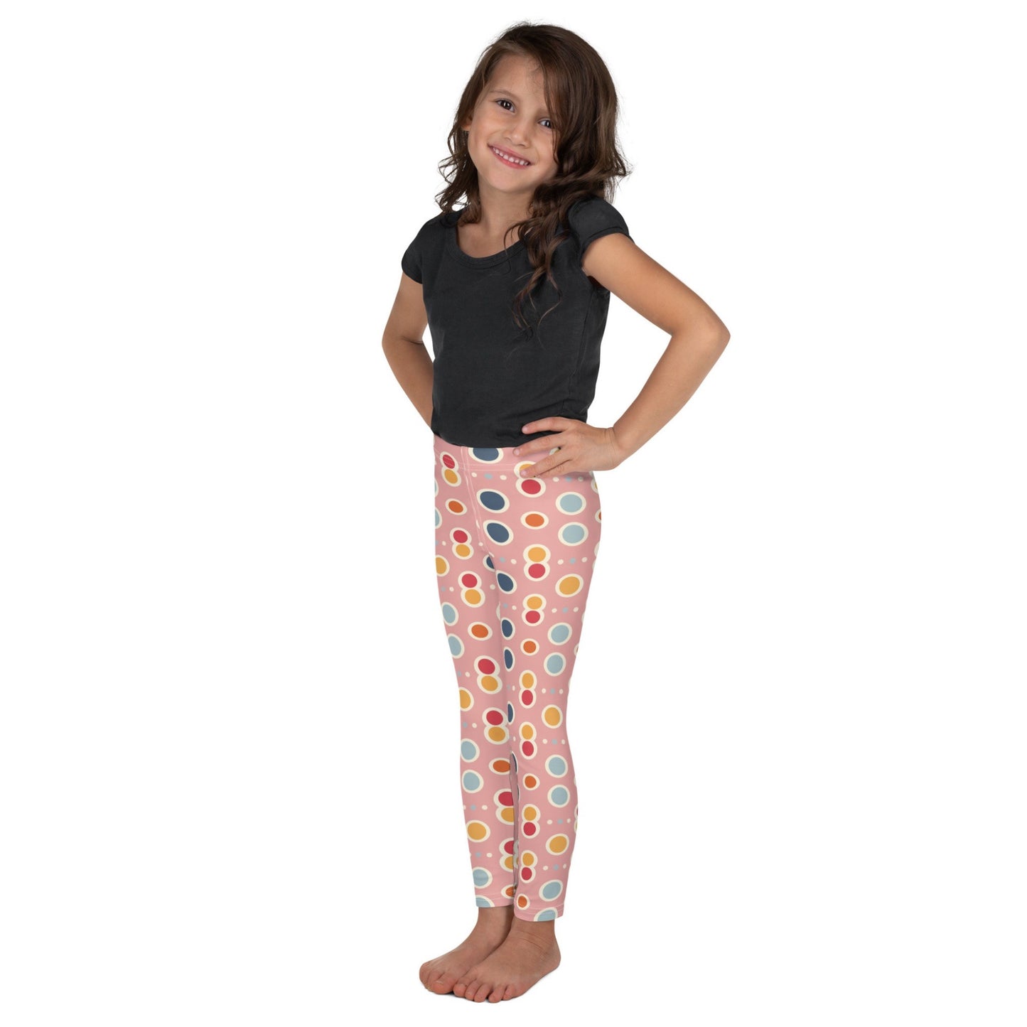 DOTTYPINK Cute Polka Dot Leggings for Girls